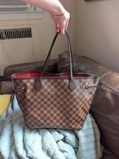 Louis Vuitton — Louis Vuitton 2017 Neverfull With Striped Lining — Handbag — resale
