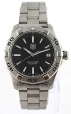 TAG Heuer Aquaracer WAP1110.BA0831 Black Swiss Quartz Diver Date 4