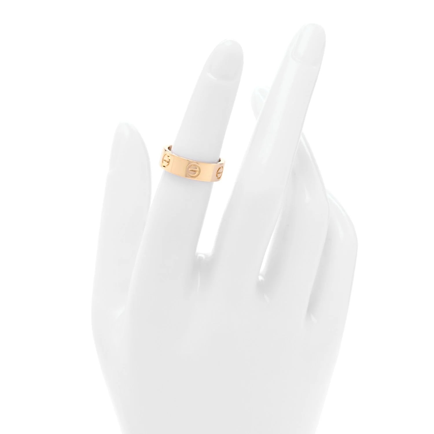 18K Yellow Gold 5.5mm Love 49 4.75 2