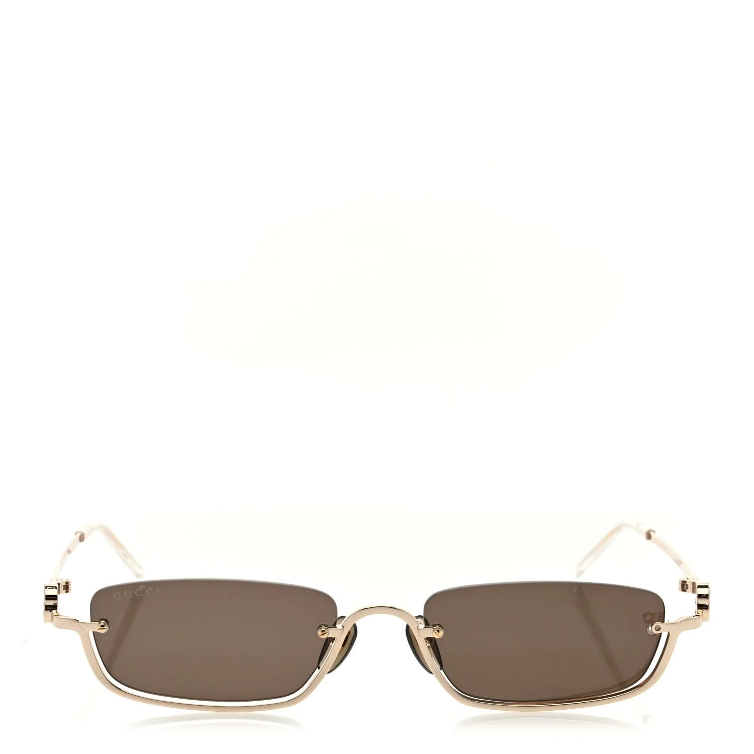 Metal Rectangular Frame Sunglasses GG1278S 2