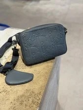 Dior Saddle 3-in-1 Dark Grained Crossbody 3