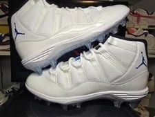 Air Jordan 11 Mid TD Size 9 Football Cleats Legend HM7324-104 2