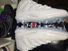 Air Jordan 11 Mid TD Size 9 Football Cleats Legend HM7324-104 4
