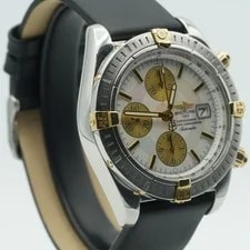 Breitling Chronomat Evolution A13356 Bezel White Mop Pearl BR634 Steel/Golden 2