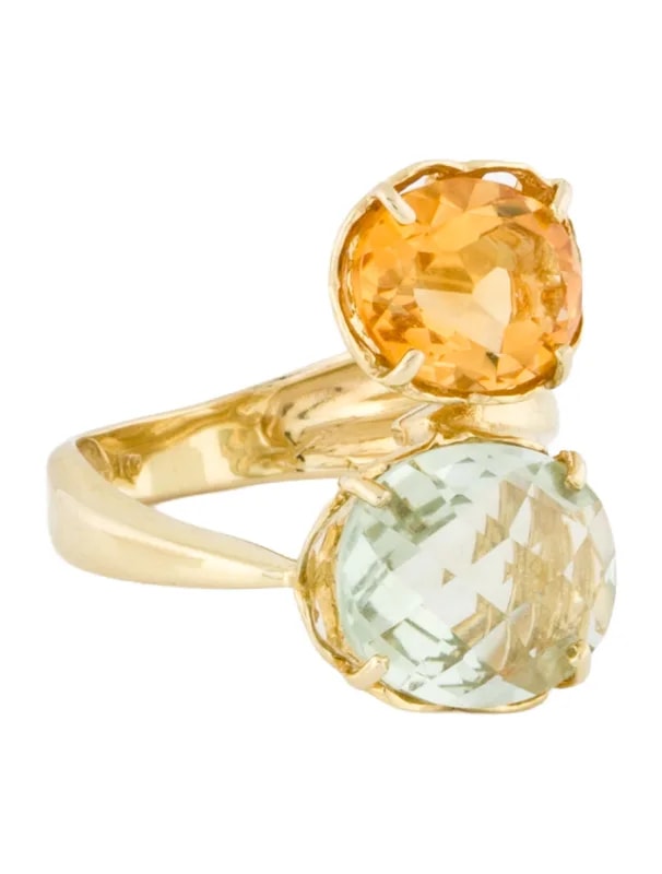I. Reiss — 14K Prasiolite & Cocktail — Jewelry — resale