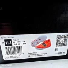 Puma US 11.5 Basketball Light Fusion Nitro 195587 04 2