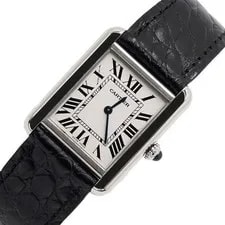 Cartier Tank Solo Small Leather Band Quartz 1018255 152835798 2