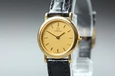Omega de Ville 595.0097 Cal.1459 Gold Dial Quartz Japan — Watch — resale