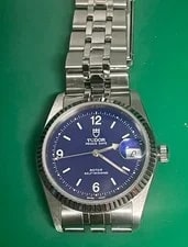 Tudor Prince Date Stainless Steel Blue Dial 34mm Automatic Recent 72000 2