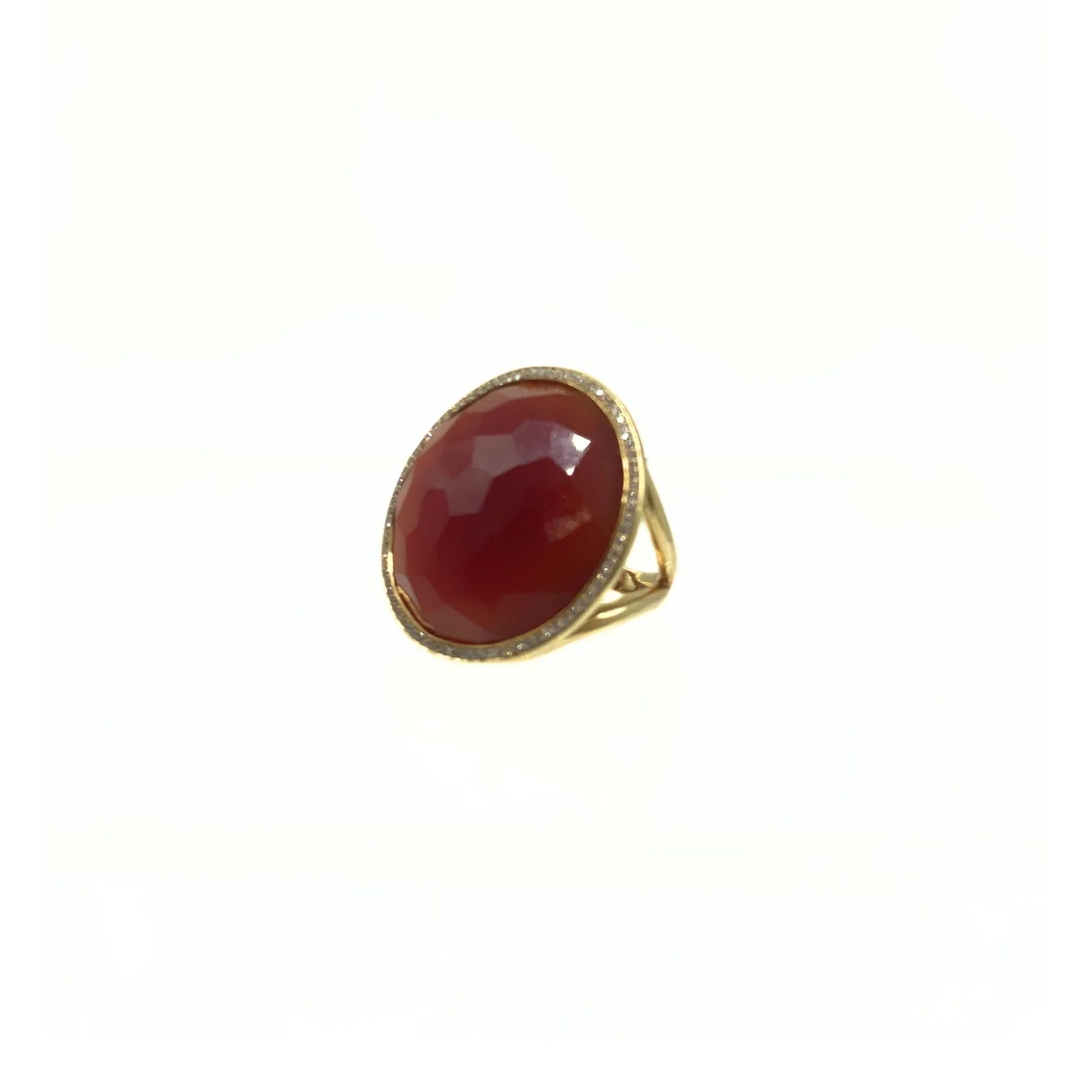 Ippolita Carnelian Medium in With Diamonds 2