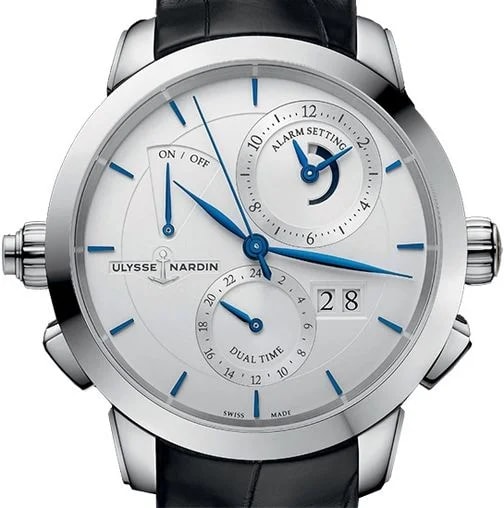 Worldofluxuryus — Ulysse Nardin Dual Time Clаssic Sonata Stainless Steel — Watch — resale