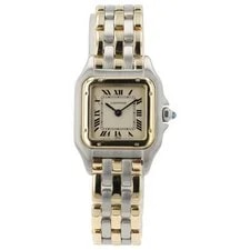 Cartier — Cartier Panthere Two-Tone Silver Dial Stainless Steel & Gold 22mm 6692 — Watch — resale