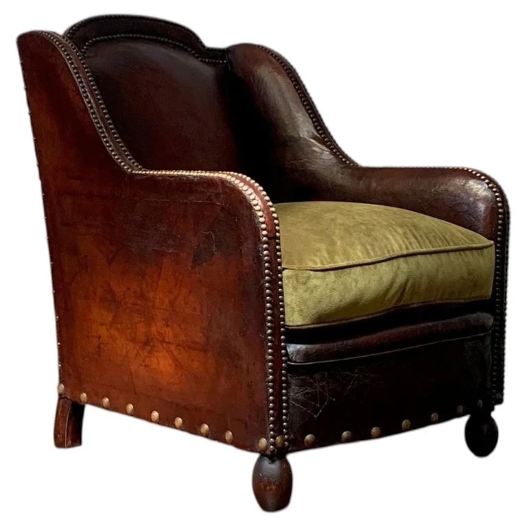 A French Club , Normandy Model Circa 1910-1920 — Furniture — resale