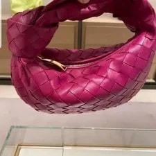 Bottega Veneta Jodie Mini , Authentic, Cinnabar Color 2