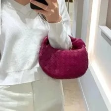 Bottega Veneta Jodie Mini , Authentic, Cinnabar Color 4