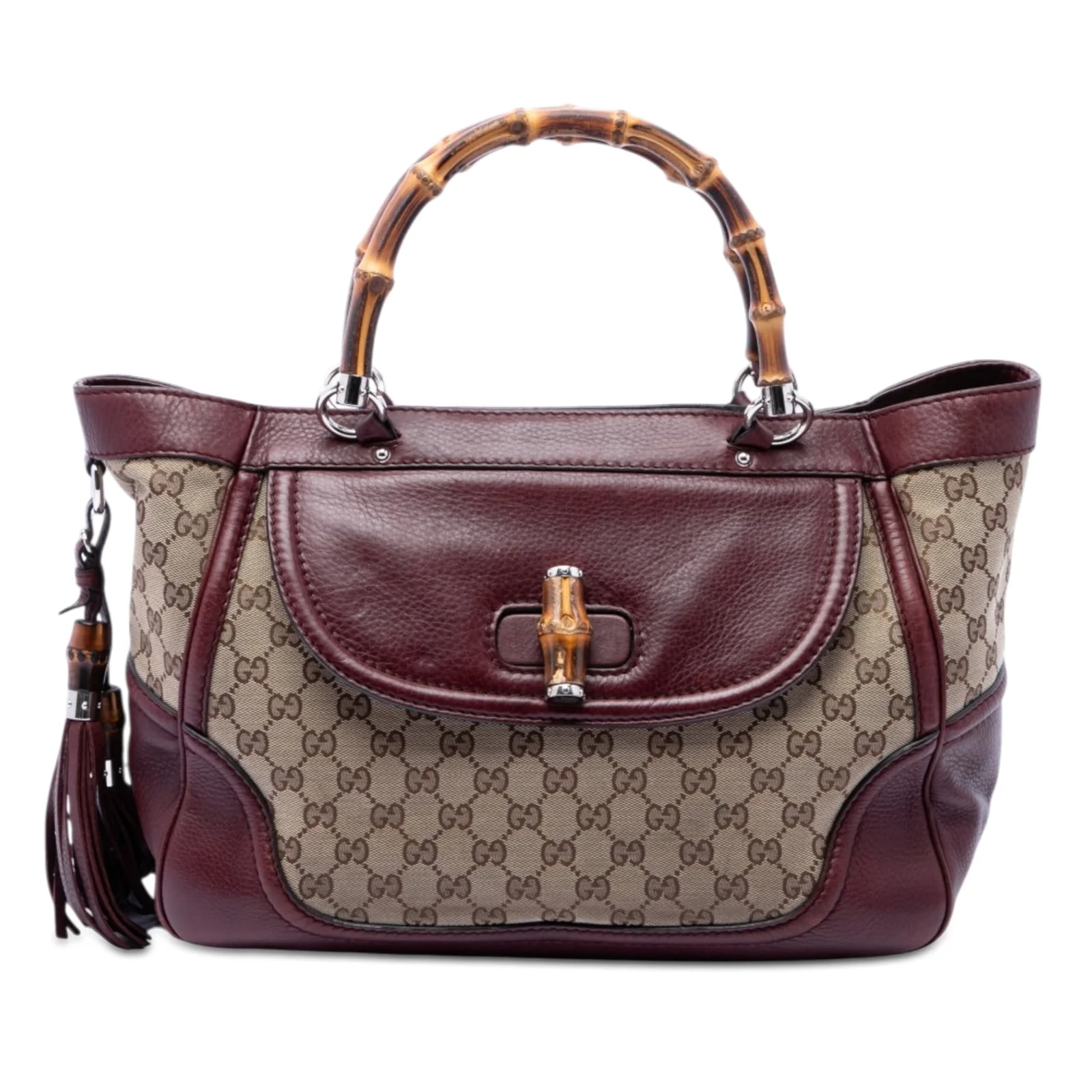 Gucci — Medium New Bamboo Tassel — Handbag — resale