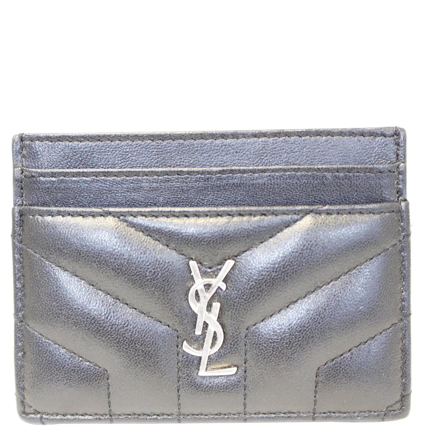 Yves Saint Laurent — Yves Saint Laurent Loulou Matelasse Card Case Holder — Accessory — resale
