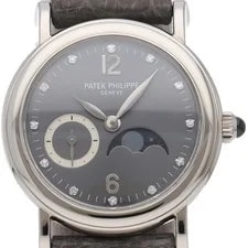 Patek Philippe — Patek Philippe Calatrava Complication Moonphase 29mm 12P Diamond 4857G-001 K... — Watch — resale