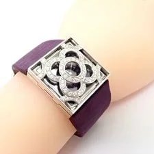 ! Authentic Audemars Piguet Danae 18k White Gold Diamond Satin 3