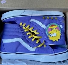 Vans Sk8-Hi the Simpsons Lisa 4 Prez Sz.12 ’S High Top New 3