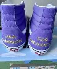 Vans Sk8-Hi the Simpsons Lisa 4 Prez Sz.12 ’S High Top New 4