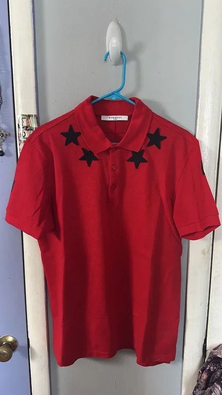 Givenchy S17 Embroidered Stars Polo 2