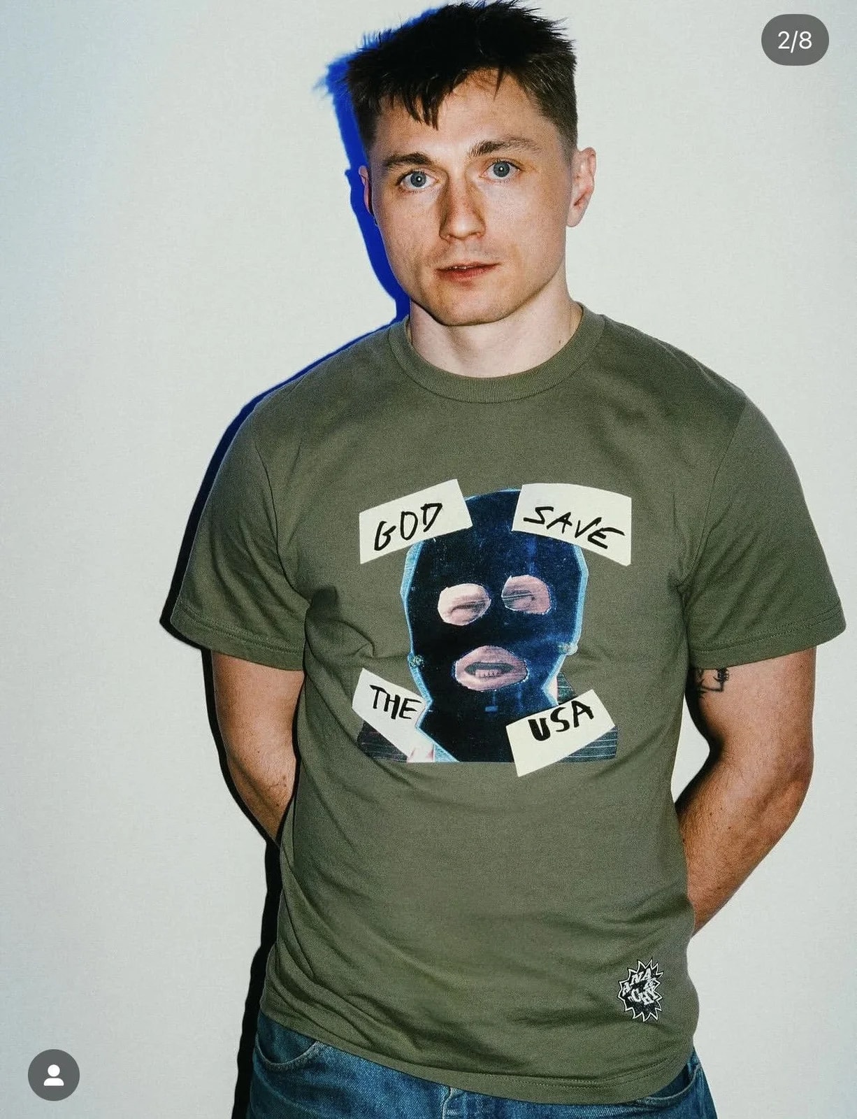 Supreme — Supreme God Save US Tee — streetwear — resale