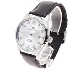 IWC Schaffhausen Spitfire Mark XVI IW325502 39mm SS Silver Dial Automatic #C447 2