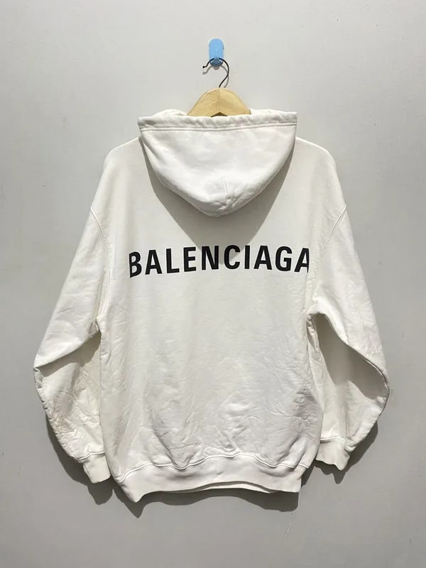 Balenciaga — Balenciaga Archetype Back Logo Print Hoodie — streetwear — resale