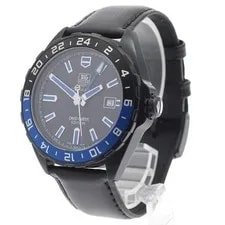 Tag Heuer — TAG Heuer Formula 1 David Guetta WAZ201A 43mm SS Black Dial GMT Automatic #C321 — Watch — resale