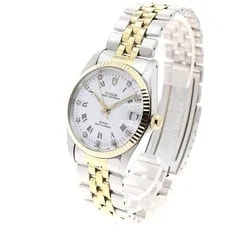 Tudor Prince Oysterdate 74033 Yellow Gold Bezel 10P Diamond Automatic 2