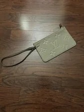 Louis Vuitton Neverfull Wristlet Turtledove New 2