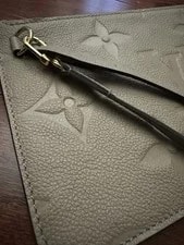 Louis Vuitton Neverfull Wristlet Turtledove New 4