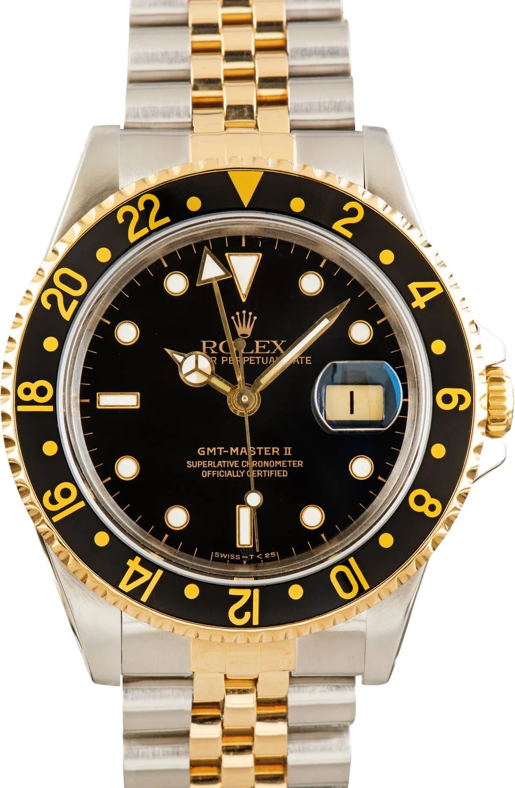 Black Dial Rolex GMT-Master II Ref 16713 Jubilee Bracelet 2