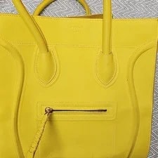 Celine Medium Satchel Top Handle Zip Closure Hardware, Strap 2