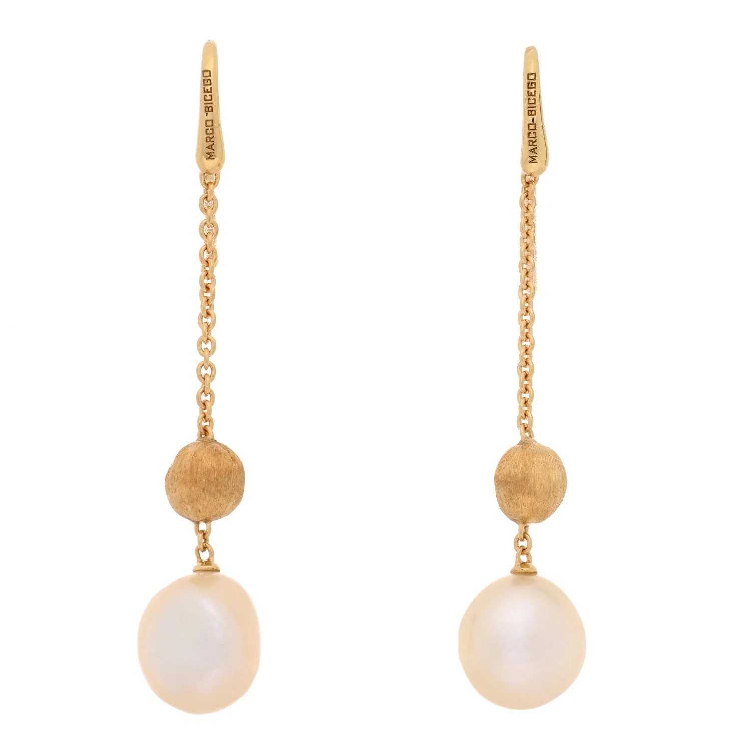 Marco Bicego — 18K Yellow Gold Cultured Drop — Jewelry — resale