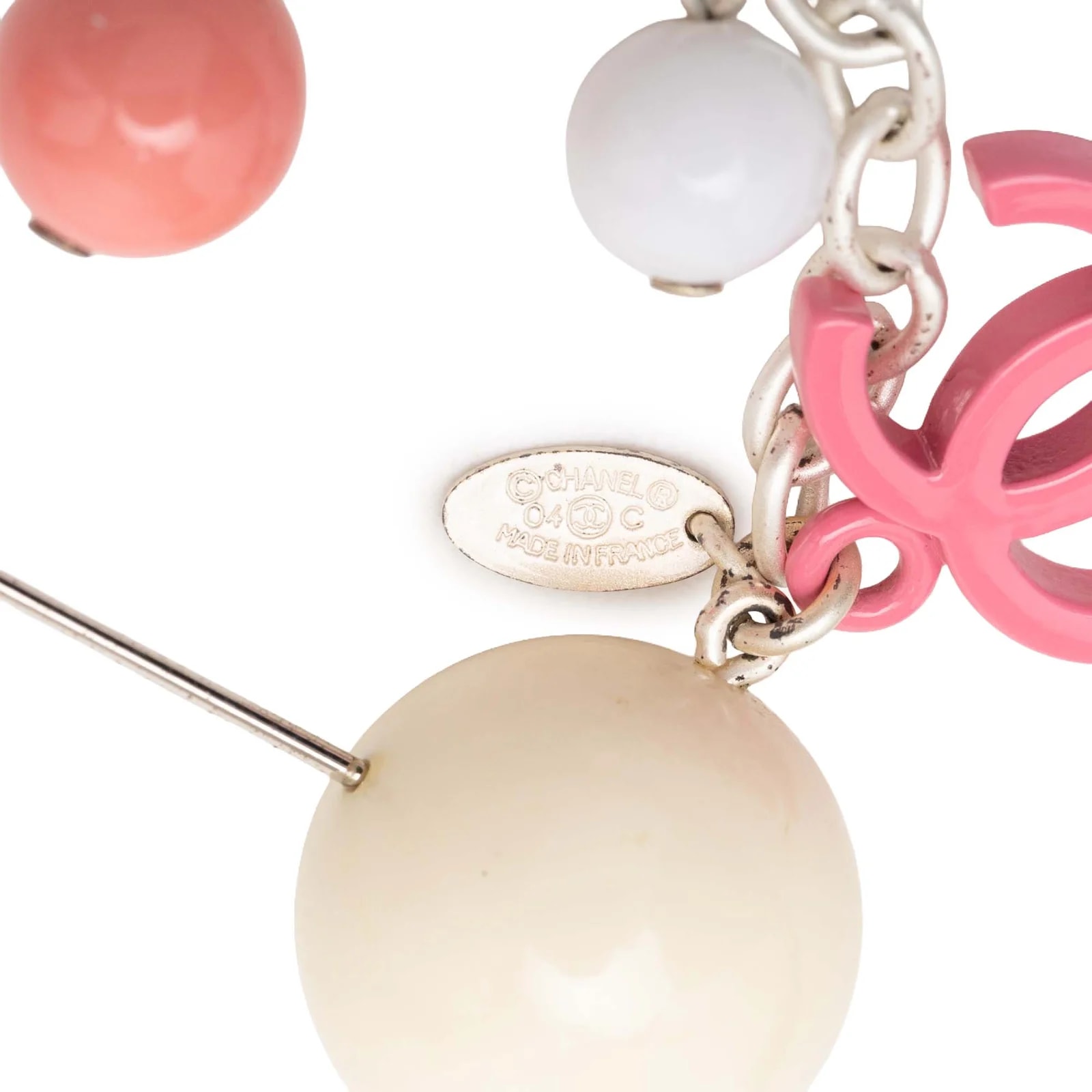 Plated Resin CC Charm Pin Brooch 3