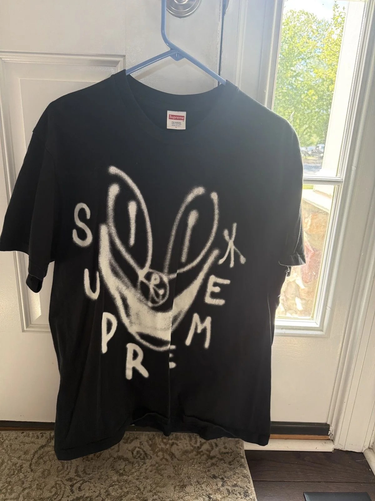 Supreme — Supreme Spraypaint Logo Tee — — streetwear — resale