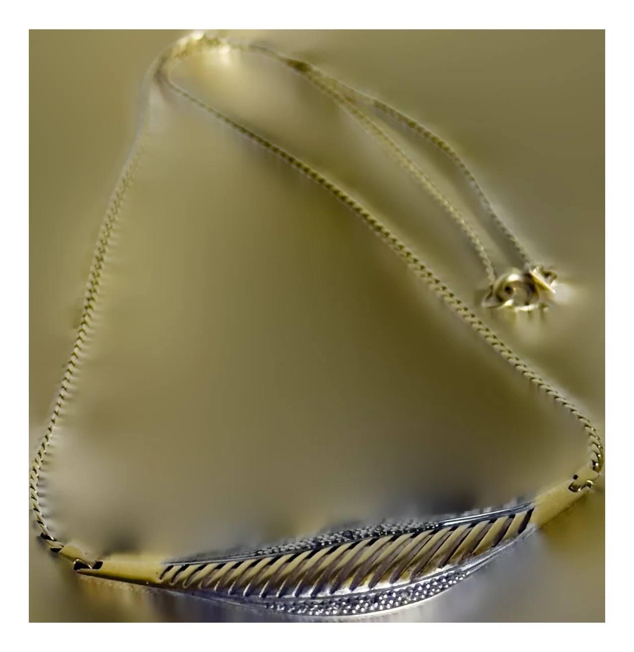 1980s Italian Herringbone Collar — Jewelry — resale