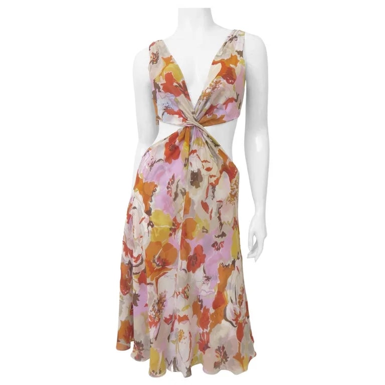 Valentino — Valentino Dress With Cut Out Waist S/S 2005 — Clothing — resale