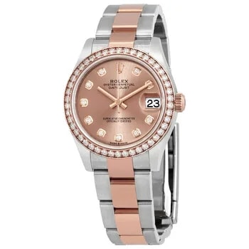 Datejust 31Mother of Pearl Diamond Dial Automatic Steel and 18kt Yellow Gold Oyster 278273MDO 2