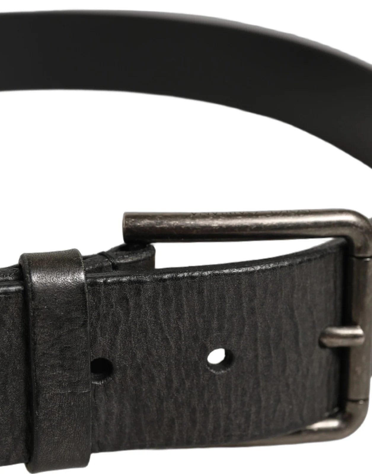 Dolce & Gabbana Brushed Metal Buckle Belt 4