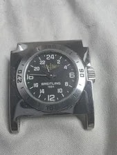Breitling — ** Original Breitling UTC Stainless Steel, Black Face — Watch — resale