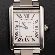 Cartier — Cartier Tank Solo Stainless Steel 3515 BOX & Paper — Watch — resale