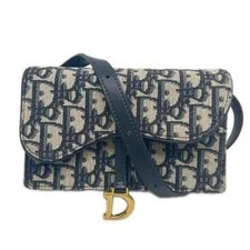 Dior — Christian Dior Saddle Belt PouchWaist canvas12-MA-0210 — Handbag — resale