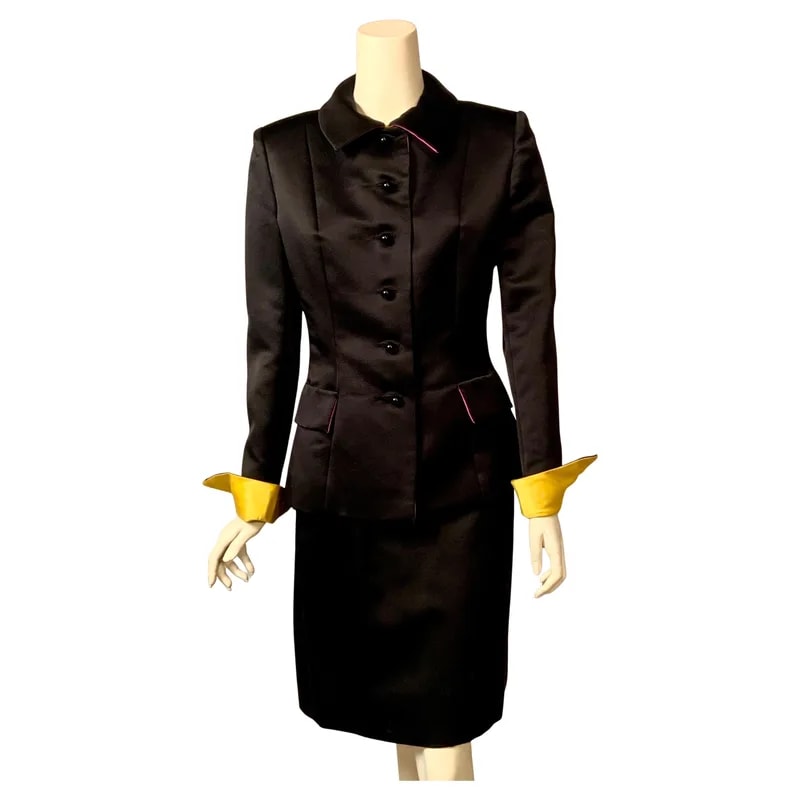 Bill Blass — Bill Blass Skirt Suit With and Trim — Clothing — resale