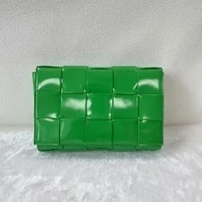 Auth Bottega Veneta Cassette Crossbody Bright Intreccio Woven 2