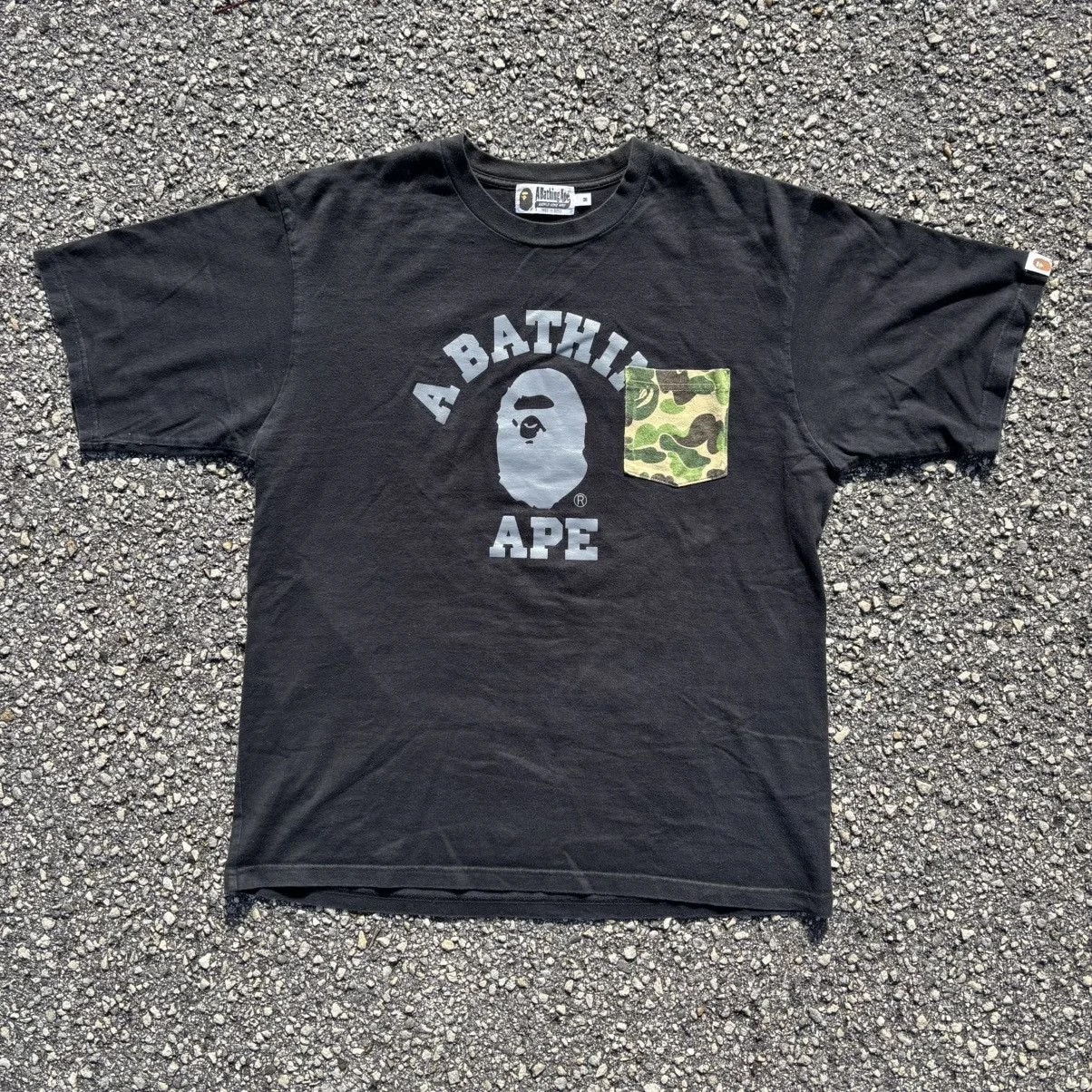 Bape — Bape ABC Camo College Pocket Relaxed Tee — streetwear — resale