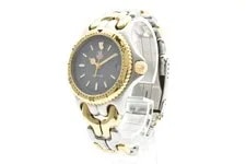 【EXC+5】TAG Heuer SEL S95.213-1 Black Dial Gold Silver Japan 2