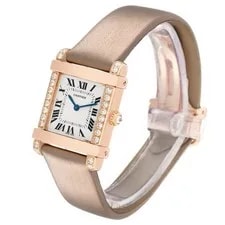 Cartier Tank Chinoise Rose Gold Silver Dial Diamond WE300131 4